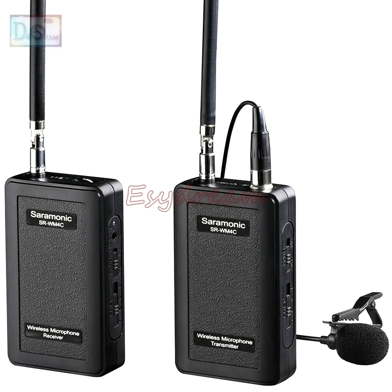 

Saramonic SR-WM4C VHF Wireless Radio Lavalier Microphone System for Canon 6D 70D 5D Mark II III IV DV GoPro Hero 3 3+ 4 5