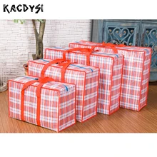 Большая тканая дорожная сумка для путешествий, супер толстая ткань Оксфорд, водонепроницаемая сумка для багажа, большой размер 68 см* 50 см* 25 см для мужчин и женщин