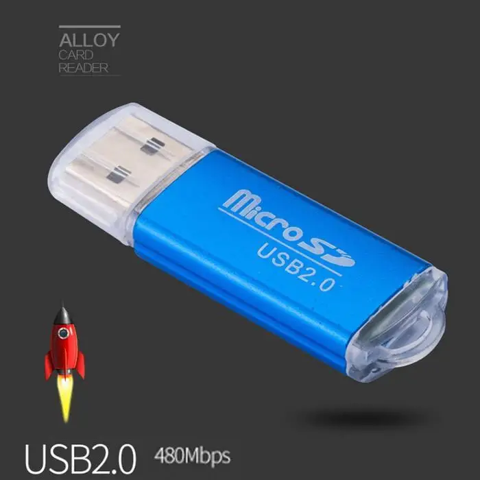 Универсальный высокое Скорость Mini USB 2,0 карты металла Форма в виде ракушки и мода, портативный читатель Micro повседневное SD