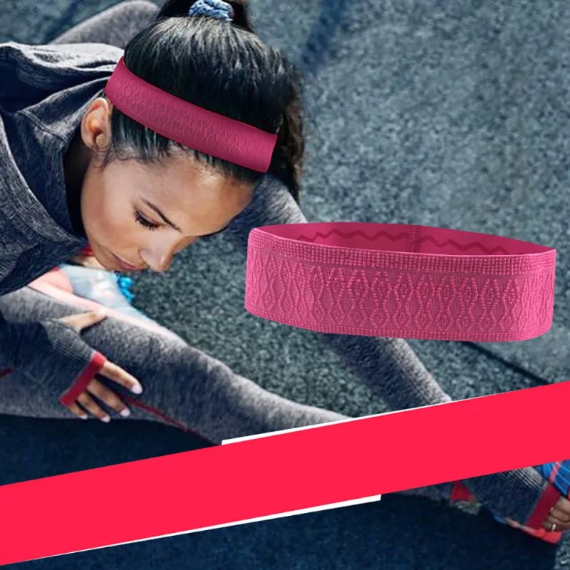 Women Quick-drying Breathable Headband Anti-Sweat Tennis Fitness Yoga Running Head Bandage Sport Headband