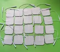 5*5 ซม. 100 ชิ้น/ล็อต Electrode Pads Tens Electrodes สำหรับ Tens Digital Therapy เครื่องนวด 4x4 ซม. เครื่องกระตุ้นประสาท 2 มม.
