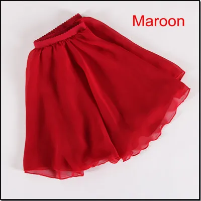 Maroon Child Недорогая балетная юбка для танцев яркая детская фатиновая юбка белого, розового, синего, черного, красного, фиолетового цветов танцевальные балетные юбки-пачки, распродажа - Цвет: Maroon Child