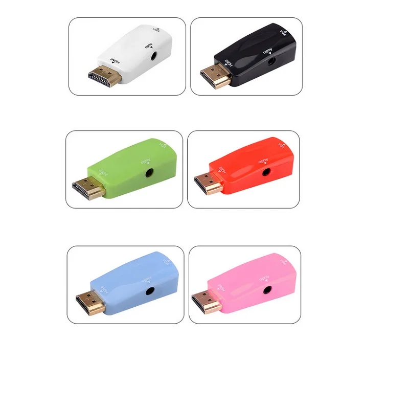 

HDMI to VGA plug Hd tape audio converter ADAPTS to have HDMI and VGA port converter socket Multi-function Audio video adapter