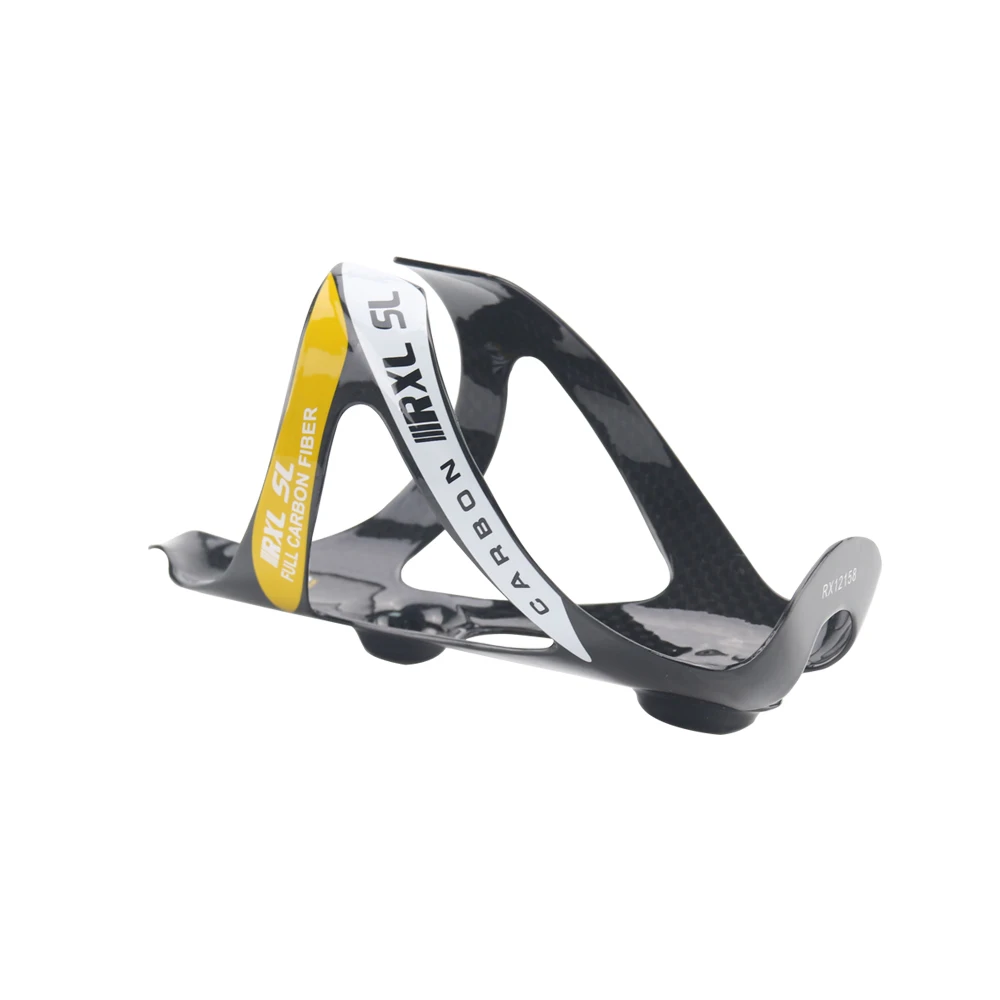 RXL SL Cage Cycling Water Bottle Holder For Bicycle Less Than 75g RedYellowBlueGreen 3K Glossy Bottle Cage Bike Carbon  (5)