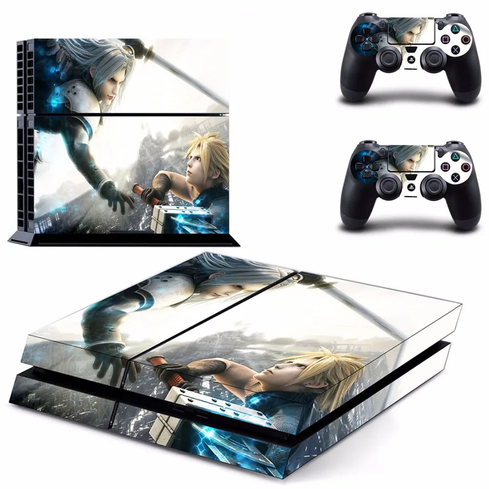 Игра Final Fantasy X XII XV XIII PS4 наклейка для кожи для sony playstation 4 консоли и 2 контроллеров PS4 скины наклейки виниловые