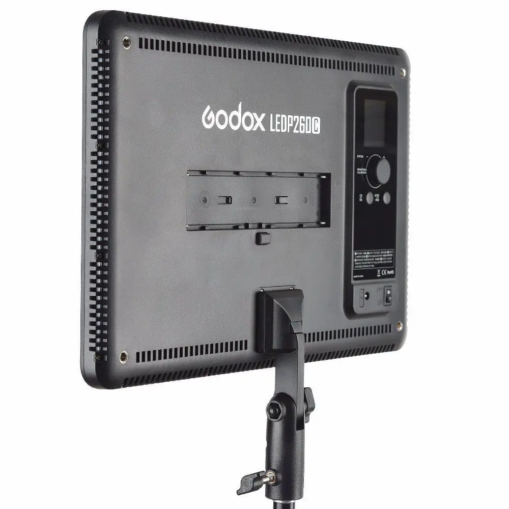  Godox LEDP260C Dimmable 260 LED Video Light with Adjustable Color Temperature 3300K-5600K for DSLR  - 32793404825