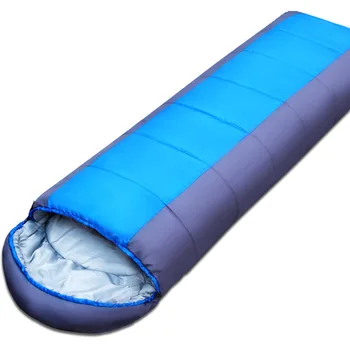 

1.8kg Mountaineering outdoor cotton sleeping bagspring and autumn camping equipment envelope sleeping bag adult (185+30)*75CM