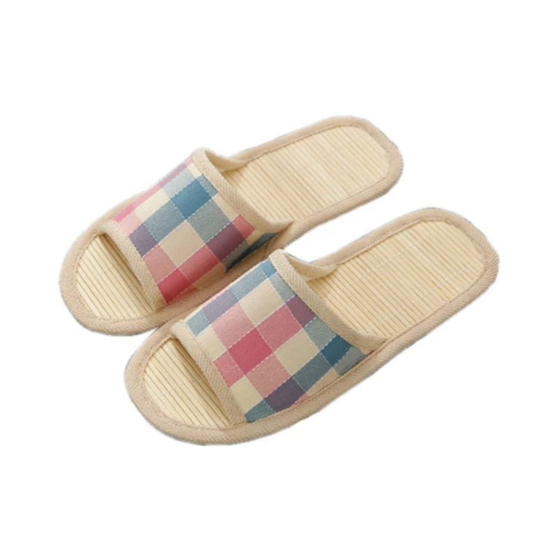 

Millffy summer Korean and japanese indoor slippers bamboo stripes floor slippers couples slippers summer slippers