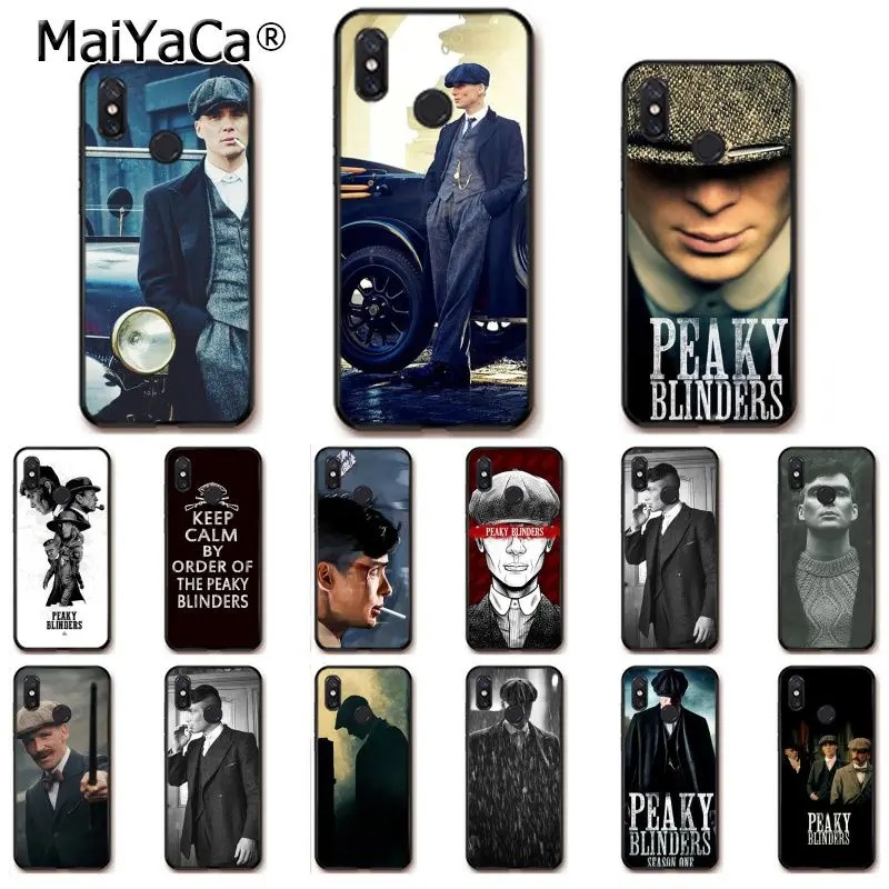 MaiYaCa Peaky BLINDER DIY печать рисунок чехол для телефона для Xiaomi Redmi4X 6A S2 Go Redmi 5 5Plus Note4 Note5 7 Note6Pro