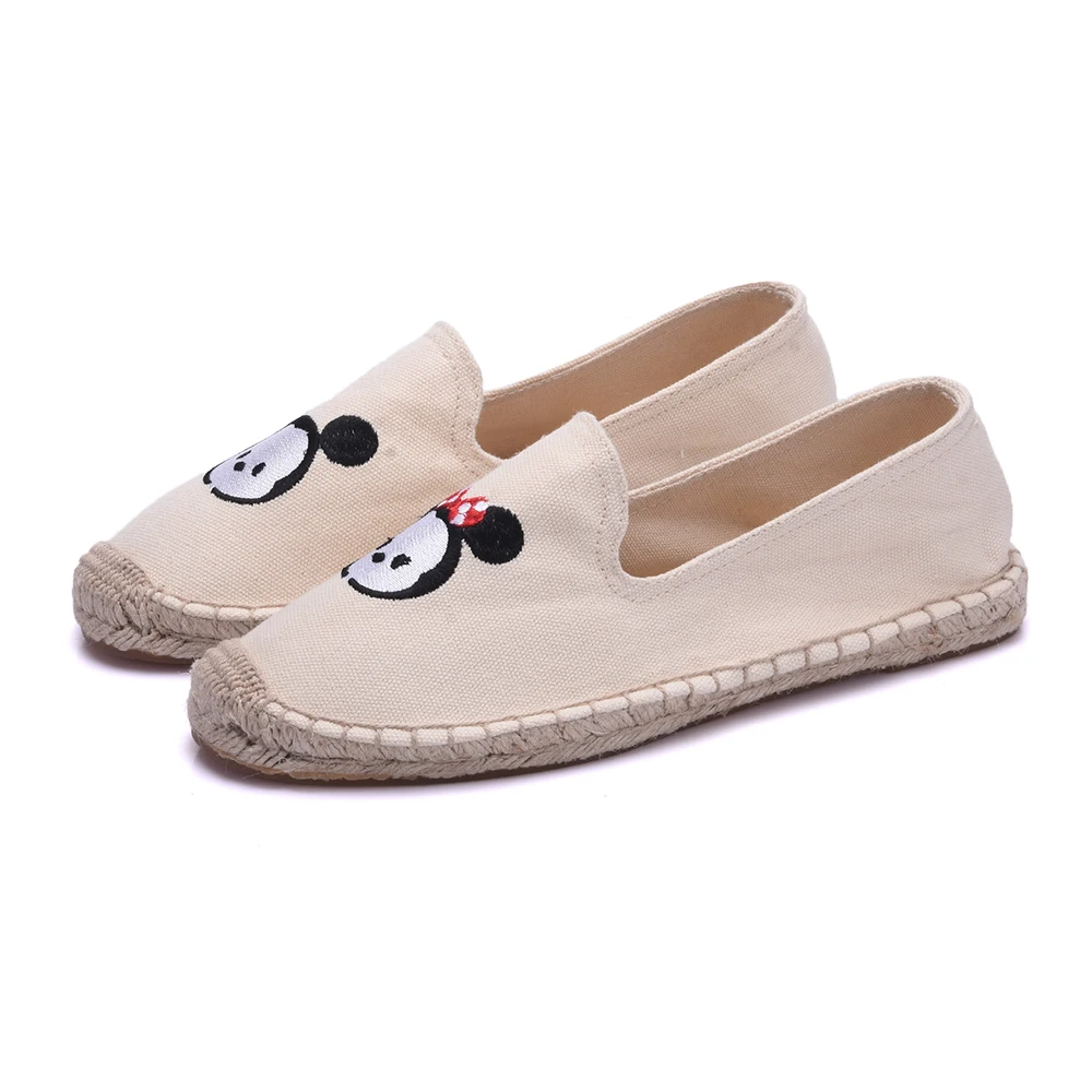 canvas flat espadrilles