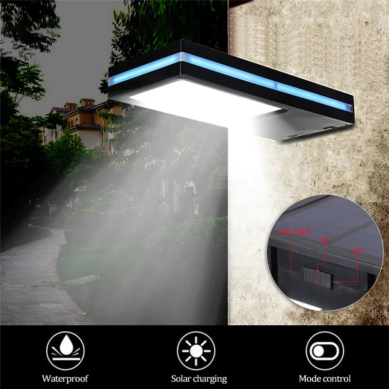 

Novelty 144 LED Solar Power Motion Sensor Garden Security Lamp Outdoor Waterproof Wall Lights