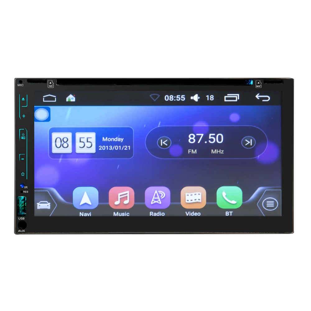 2 Din 6 95 ''автомобильный MP4 MP5 видеоплеер сенсорный экран Android 1 автомобильный