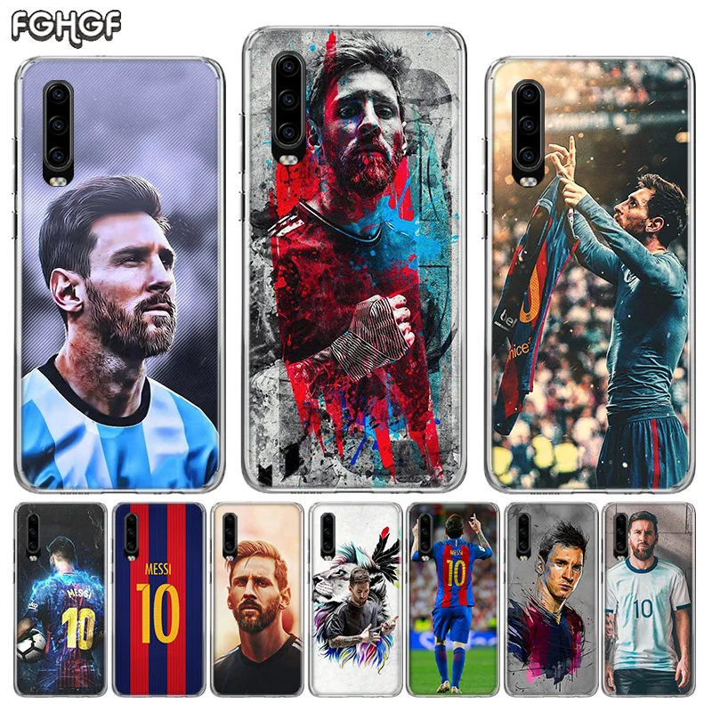 

Lionel Messi LM10 Silicone Back Case For Case For Huawei P30 P20 Mate 20 10 Pro P10 lite P Smart + Plus Z 2019 Cover