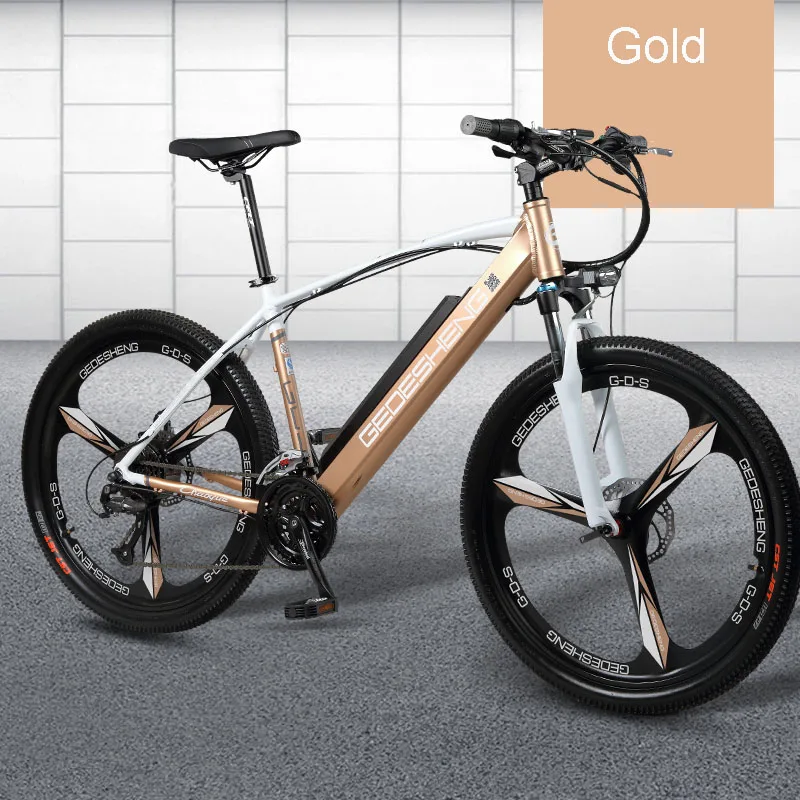 26 bicicleta de montaña eléctrica MTB 48 V batería de litio 27 velocidades variable batería de litio macho inteligente bicicleta eléctrica