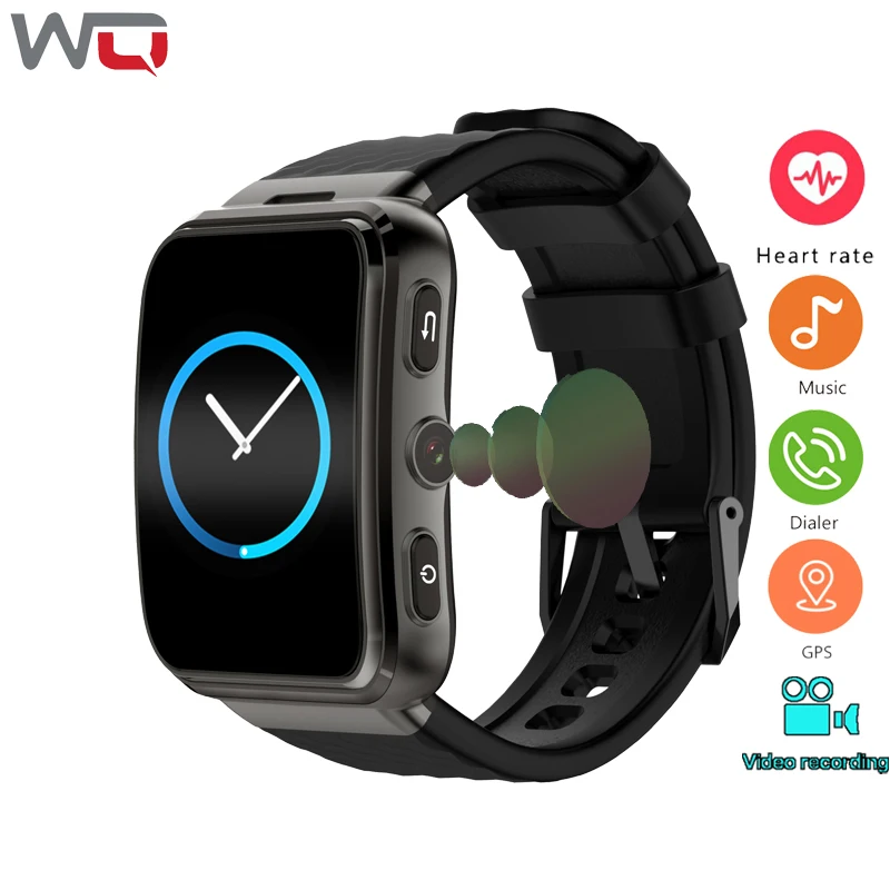 

WQ W105 GPS Smart Watch Android 5.1 512M+8G Smartwatch Support Heart Rate Monitor Camera Music Wifi Internet 3G Call Watch Phone