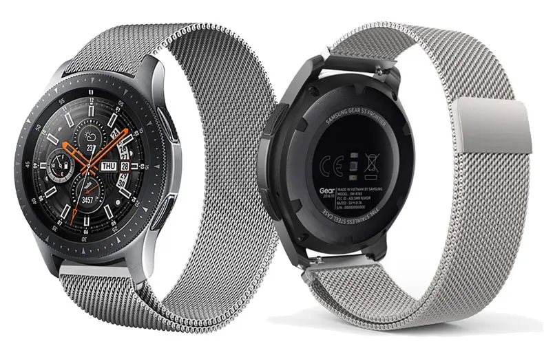 Ремешок 20 мм 22 мм для samsung galaxy watch 46 мм 42 мм active gear S3 frontier/classic S2 amazfit bip/pace/gts GTR 47 мм/42 мм