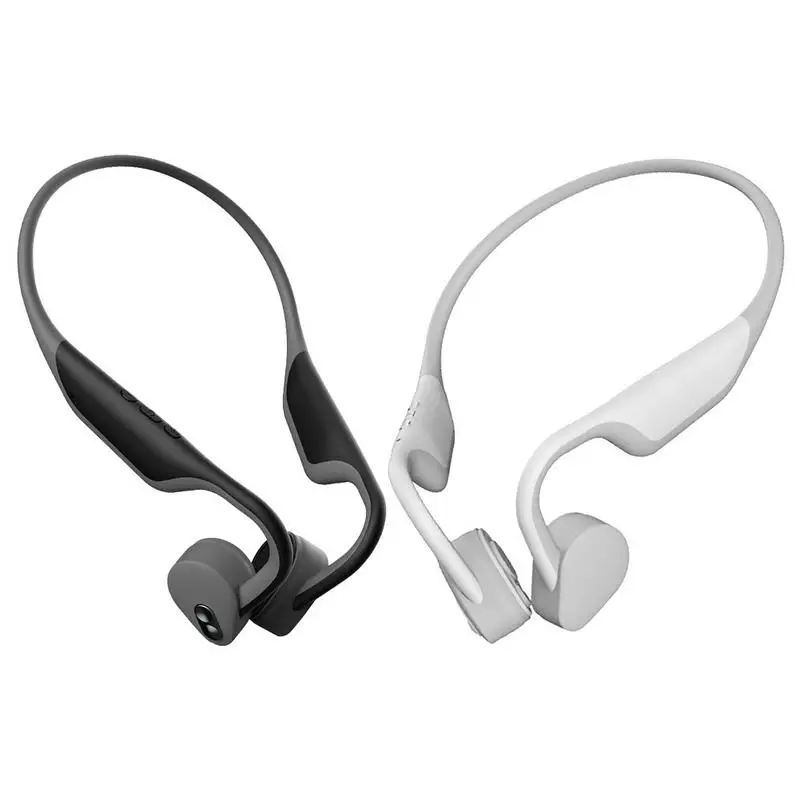 

Bone Conduction Earbugs Sport Wireless Bluetooth Headset Waterproof Neck strap NFC Earphone Handsfree with Mic for smart phone