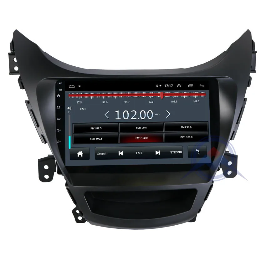 Best ZOHANAVI Android 8.1 2.5D Screen Car GPS Navigation for Elantra Avante car Auto Radio DVD GPS multimedia player build in wifi 1