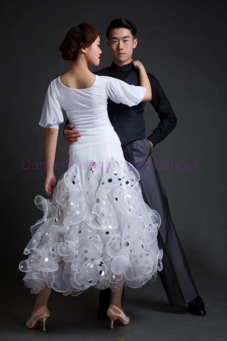 Бальных танцев костюмы пикантные старший льда шелком подчеркивает бальных танцев длинная юбка для женщин бальных танцев конкурс юбки