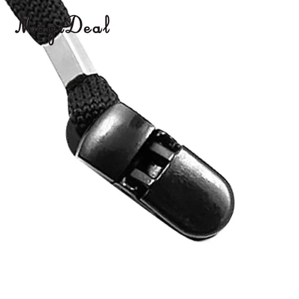 MagiDeal наружная шляпа шарф ветровой зажим шнур веревка шнур кепки аксессуары черный предотвратить сдувание