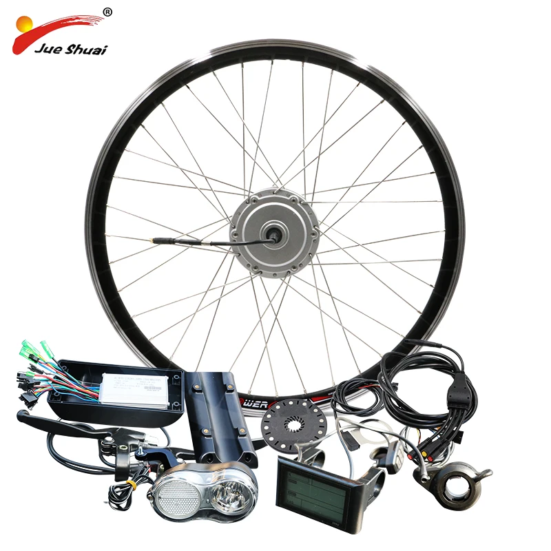 Top BAFANG Motor E-bike Kit 36V 48V 250W 350W 500W BPM Hub Motor Front 8FUN BAFANG Motor Bicycle Electric Bike Conversion Kit 0