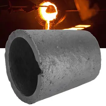 

Silicon Carbide Graphite Crucible for Carbide Furnace Coke Oven Electric Furnace Torch Melting Casting Refining Gold Silver 4Kg