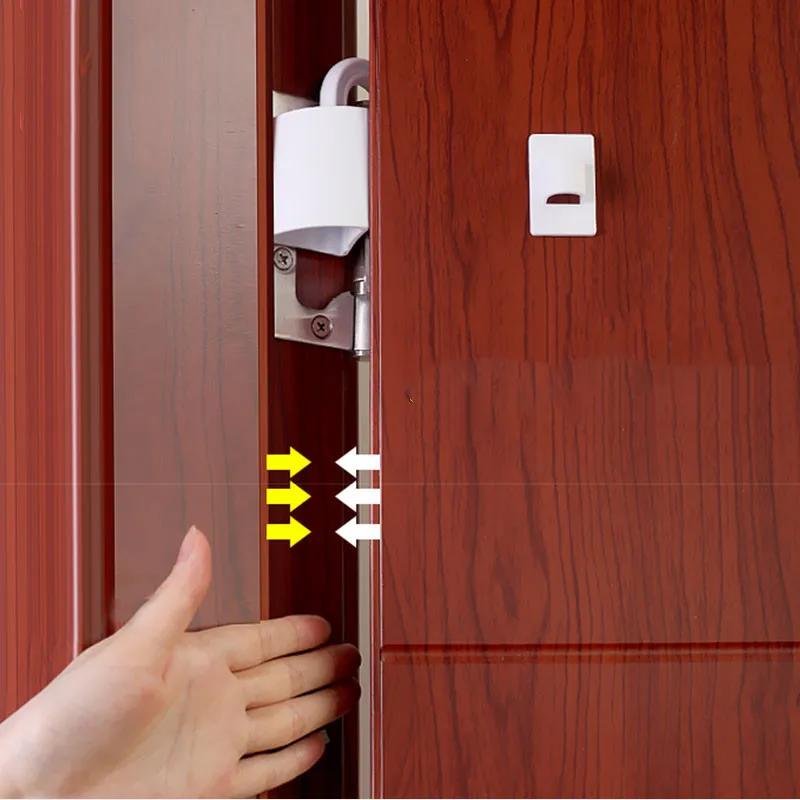 2 قطعة/مجموعة الأطفال قفل أمان الباب سدادة مكافحة قرصة اليد حماية مكافحة قفل الأثاث قفل الأمان الطفل سلامة المعدات