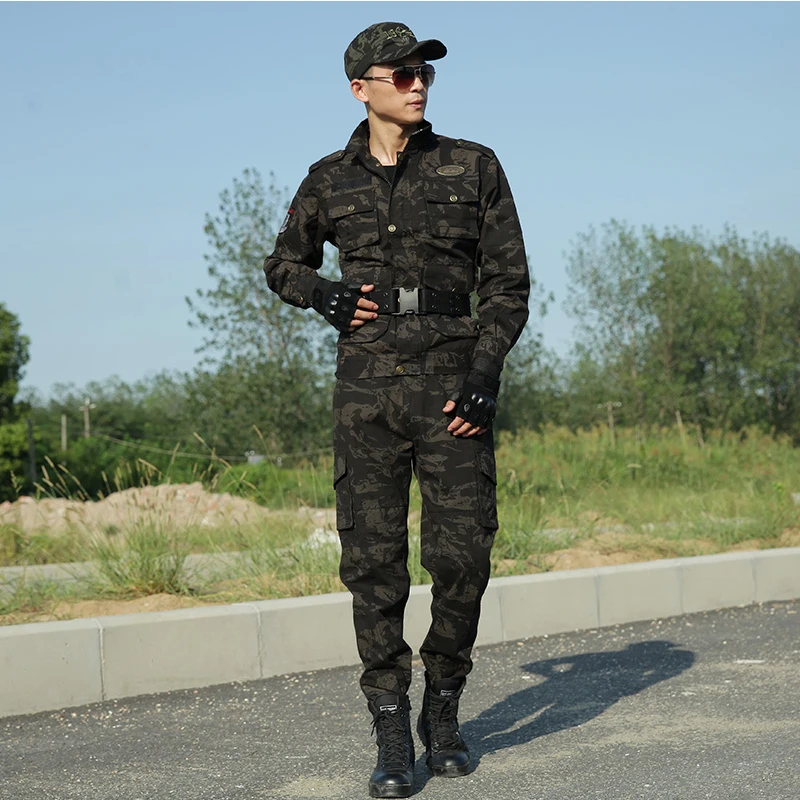Ghillie Suit Tactical Suit Men Women Airsoft Clothing Hiking Hunting Working Clothes for Husband