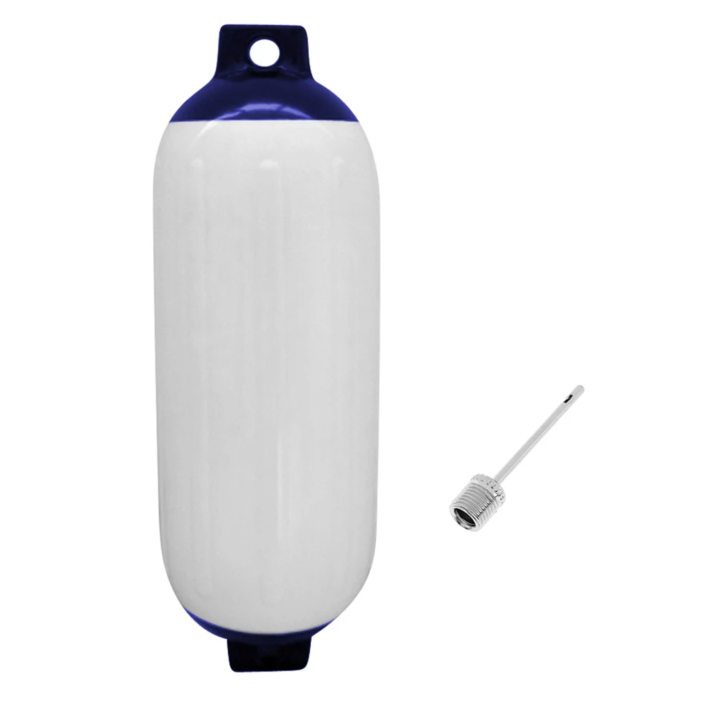 Marine Boat Fender Premium PVC Bumper Dock Shield Protection boat accessories marine Blue White