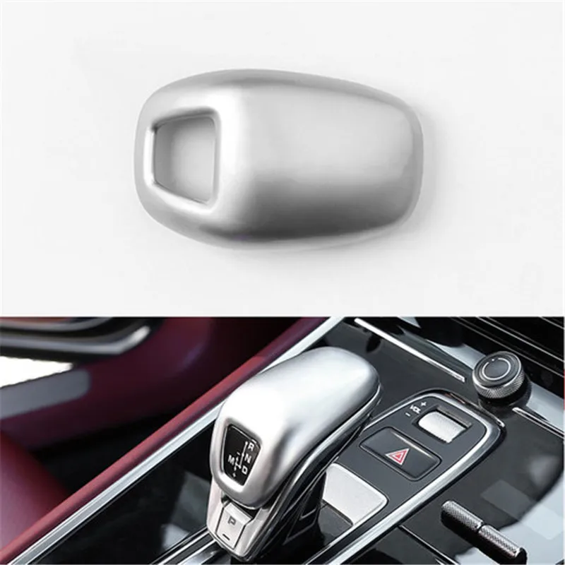 Принадлежности для барбекю@ FUKA, углеродное волокно, стильная автомобильная ручка переключения передач, Накладка для Porsche, машина Panamera, аксессуары для интерьера, Стайлинг - Название цвета: Silver