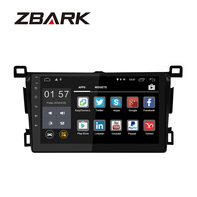 Best 9 inch 2 din Android 8.1 Car multimedia radio stereo player GPS Navigation For Toyota RAV4 2013 2014 2015 2016 2017    YHTK9073 1