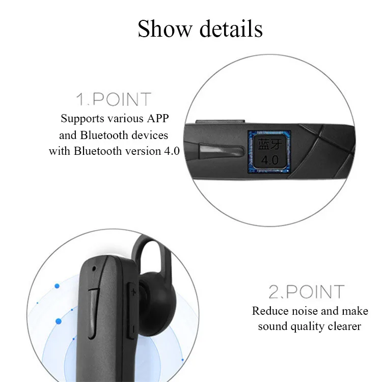 FERSHA M168 Bluetooth наушники Беспроводная Спортивная гарнитура с микрофоном 3D стерео