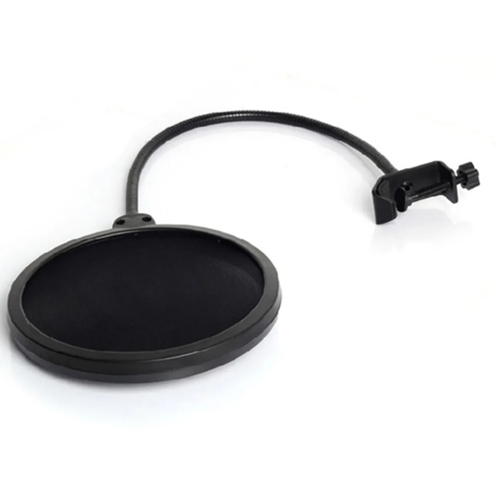 Microphone Filter Singing Windscreen Shield Pod Cast Dual Double Layer Mask Anti Mic Metal Studio | Электроника