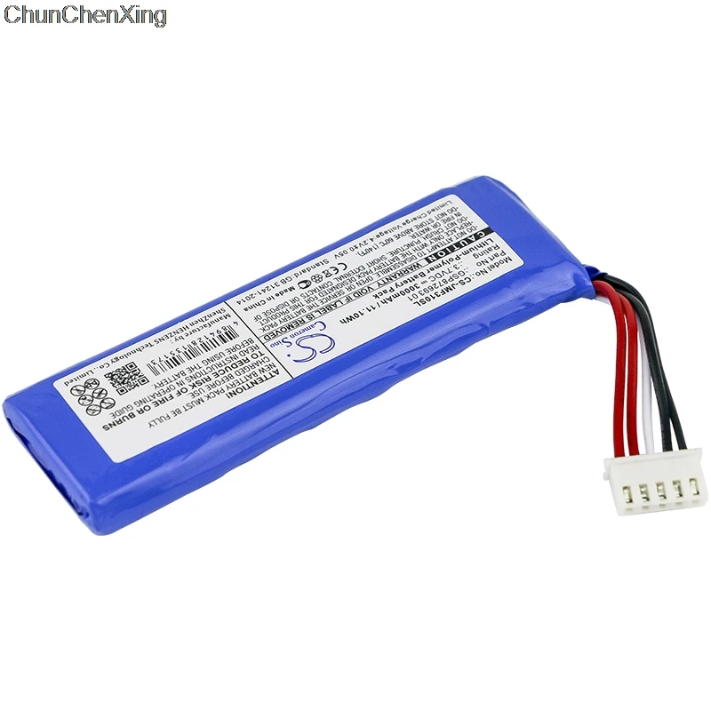 01 para Jbl Cameron Sino 3000 Mah Bateria Gsp872693 Flip 4 Flip 4 Edição Especial - Image 4