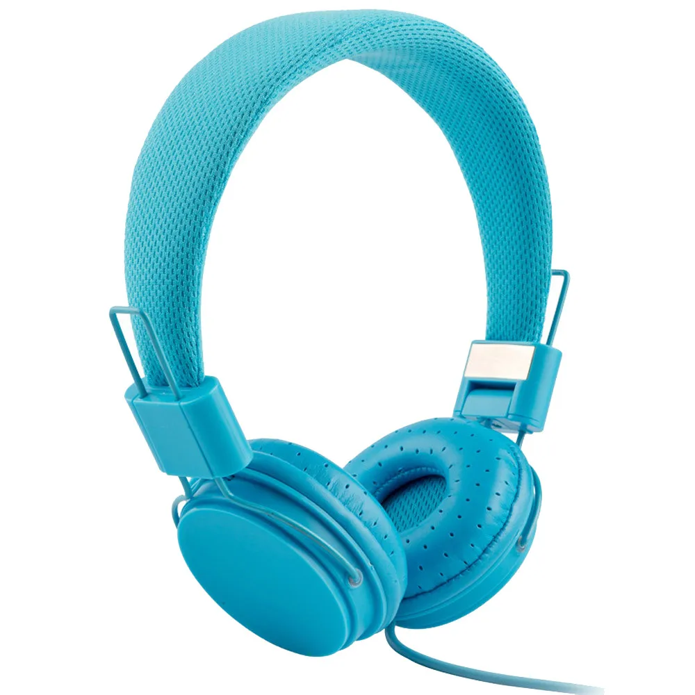 

VOBERRY Adjustable Foldable Wired Headband Earphone for Kid as Gift Stereo Bass Headphones with Mic For Phone,PC
