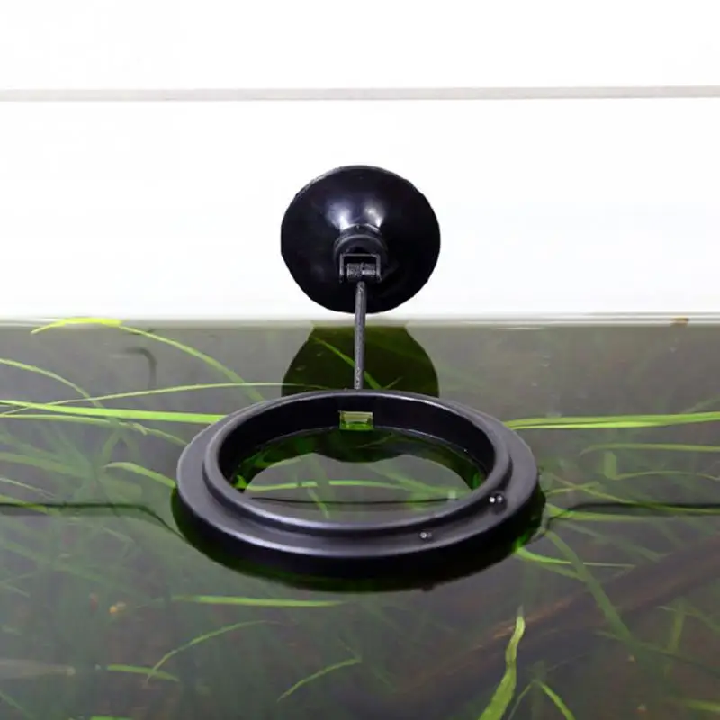 

Aquarium Fish Tank Feeding Ring Floating Food Tray Feeder with Suction Cup Aquarium Fish Feeding Accessories Drop Shipping #0602
