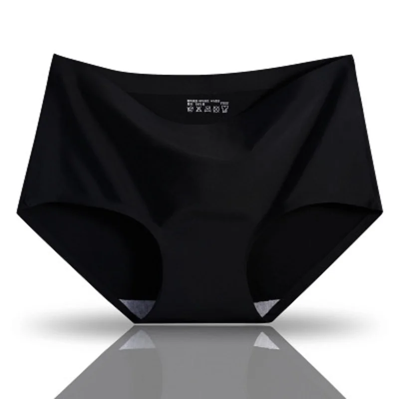 Toppick Sexy Panties Women Seamless Panties Solid Underwear Women G String lingerie Ice Silk Soft Cozy Briefs Culotte Femme