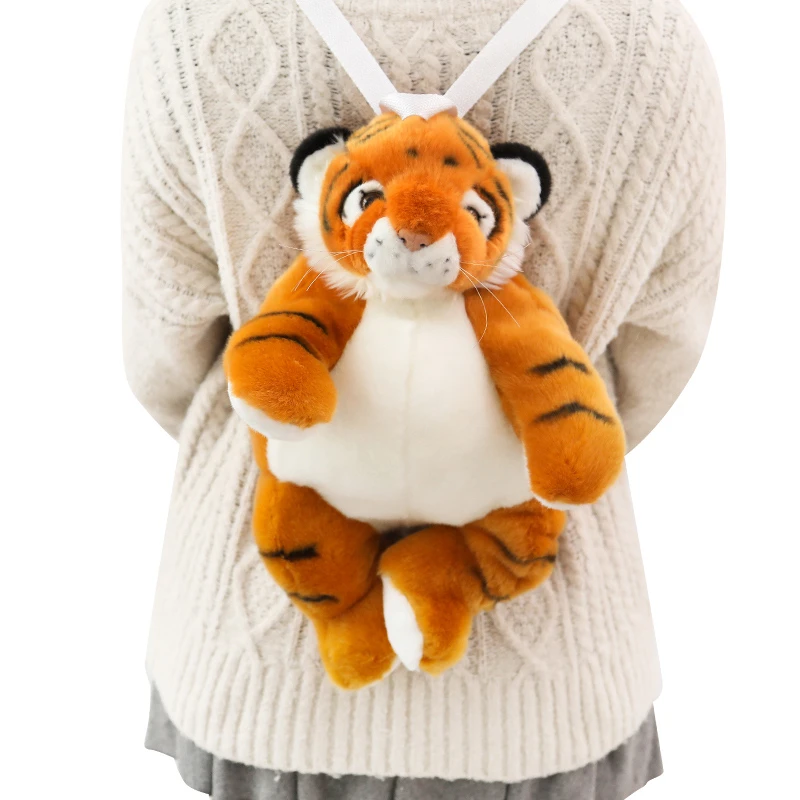 fluffy tiger bag