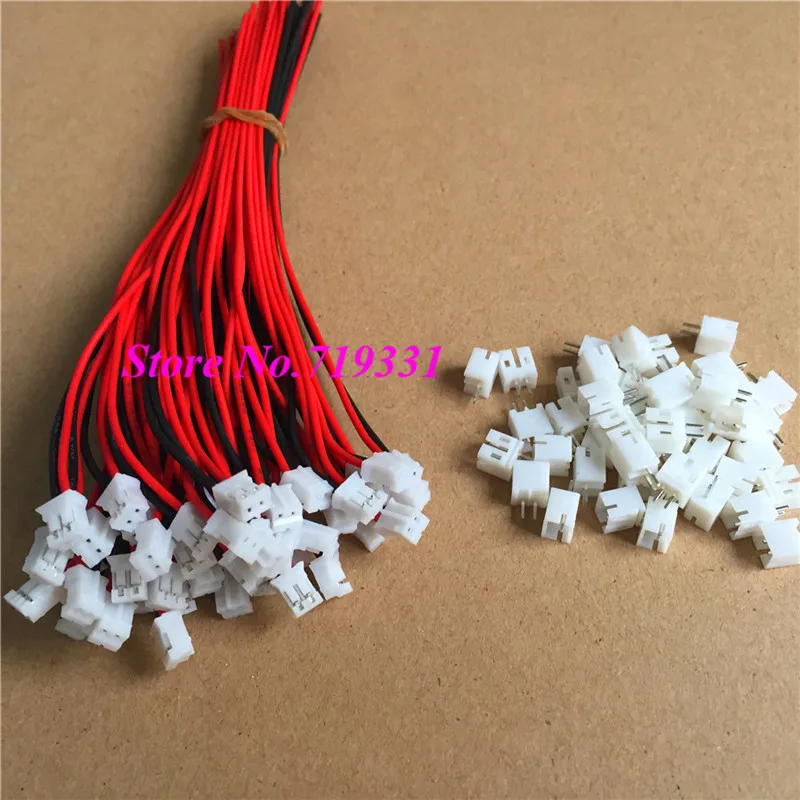 

20 SETS Mini Micro 2.0mm PH 2.0 2-Pin Connector plug with Wires Cables