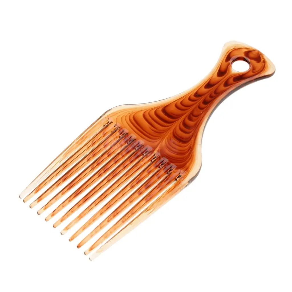 Plastic Afro Hair Pick Comb Detangle Wig Braid Styling Lift Hairbrush Professional Detangling Hair Tool