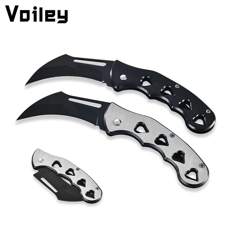 

BENYS Karambit Folding Knife Edc Stainless Key Knives Outdoor Tools Survival Camping Hunting Tactical Knife Jackknife 15.6cm,Q