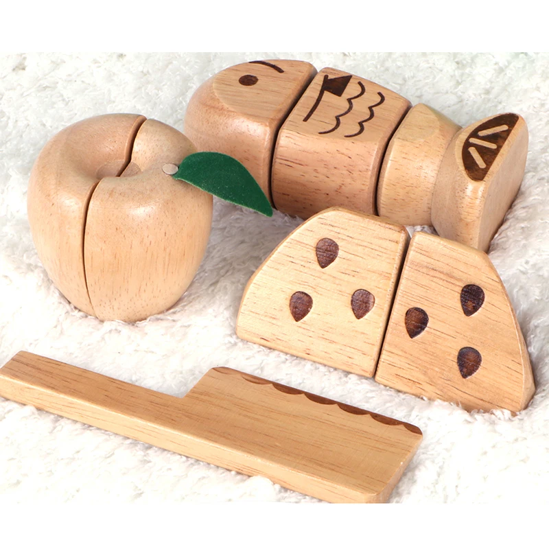 Children Have A Family Simulation Toys Wooden Fruit Cut Music 2-3-6-8 Years Old Baby Early Education Puzzle Girl