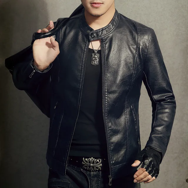 New Mens Winter Men s Leather And Velvet Thick Leather