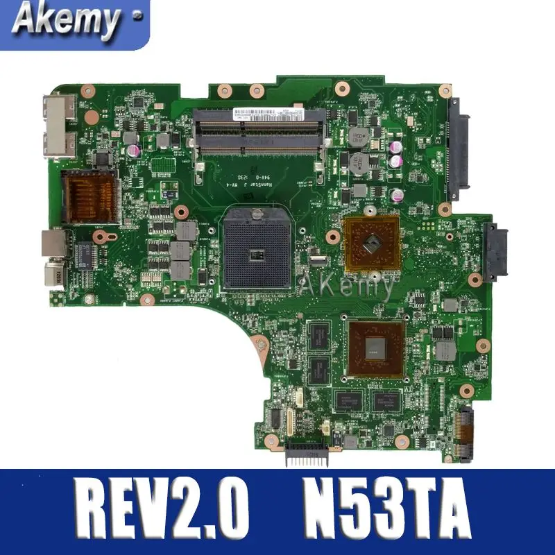 Материнская плата для ноутбука Amazoon N53TA ASUS N53TK N53T N53 тест оригинальная материнская