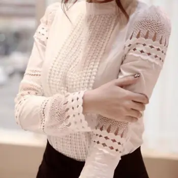 

Fashion Women Blouse Ladies Summer Loose Casual Cotton Long Sleeve Shirt Tops Blouse