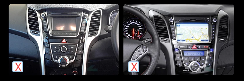 Top 7" IPS Android 8 Car DVD Auto Radio For Hyundai I30 Elantra GT 2011-2016 2 Din GPS Navigation Multimedia FM RDS Video Stereo 3