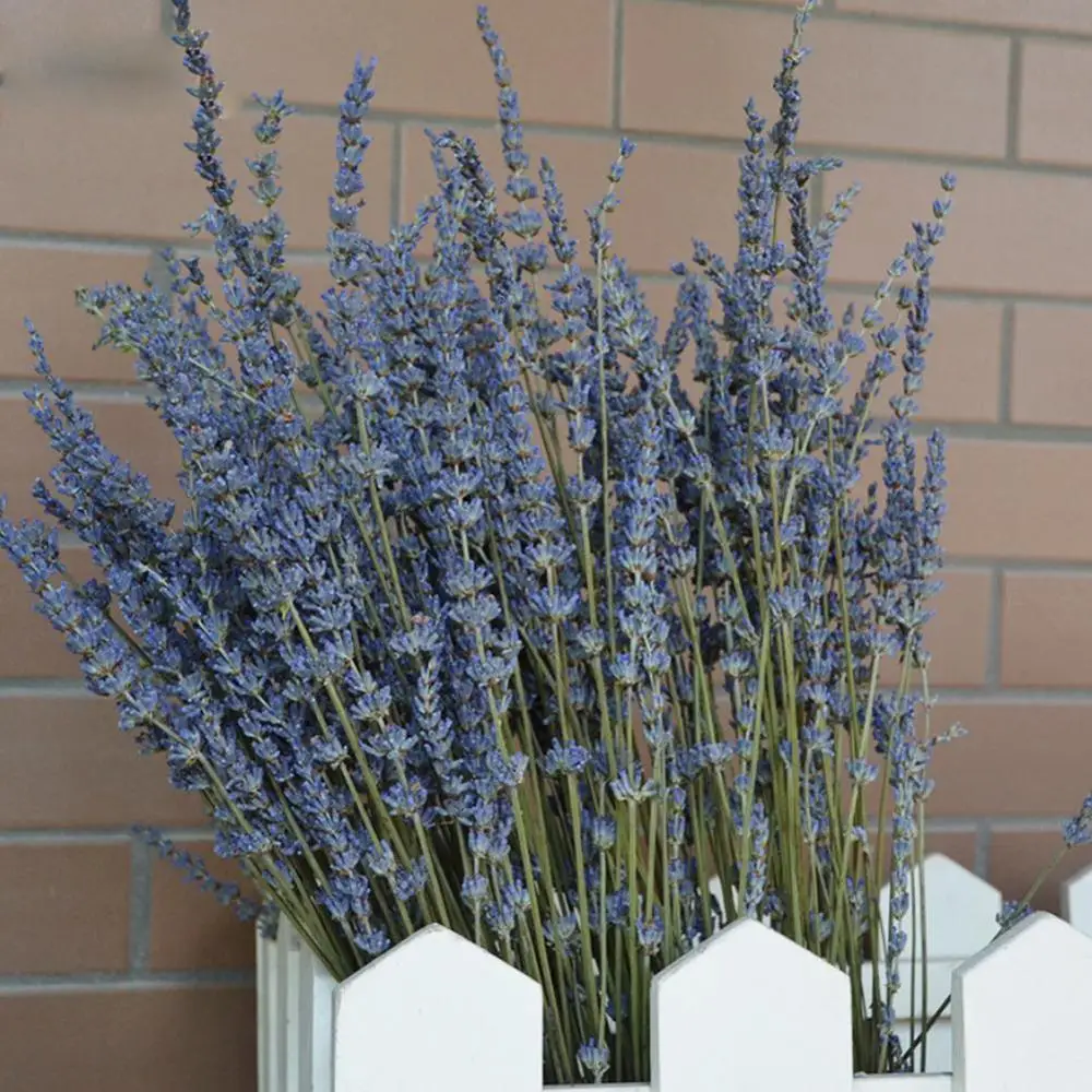 

DIY Flower Artificial Flowers Lavender Natural Dried Flowers Bouquet Wedding Party Home Flower Decoraion Handmade