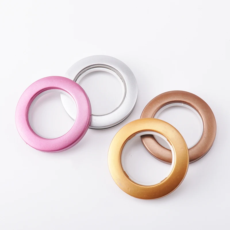 High Quality 20pcs Curtains Rings Plastic Low Noise Roman Ring Shower