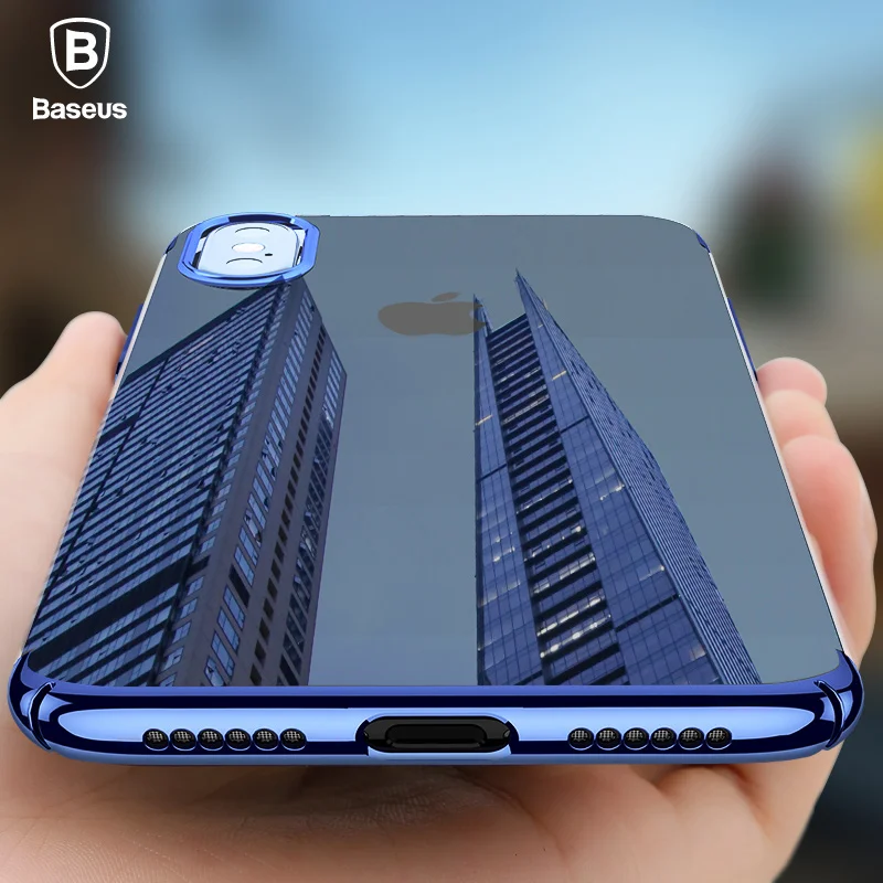 

BASEUS Bling Electroplating ARC Edge Hard PC Case For iPhone 11 Pro Max / For iPhone 2019 Ultra-Slim Clear Back Phone Cover
