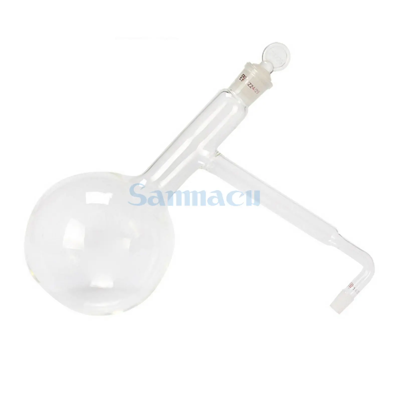 1000ml Lab Distilling Apparatus Round Bottom Flask with Coil Glass Condenser